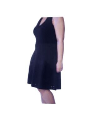 Plus Sz Black Sleeveless Dress Size 1X